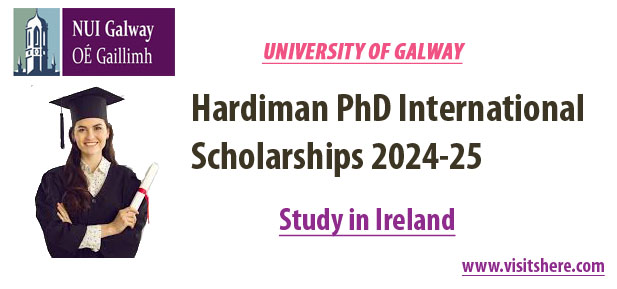 Hardiman PhD International Scholarships 2024-25 in Ireland