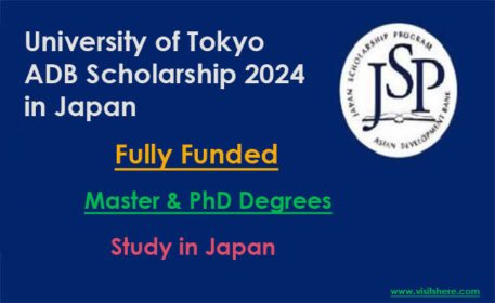 University of Tokyo ADB Scholarship 2024 in Japan