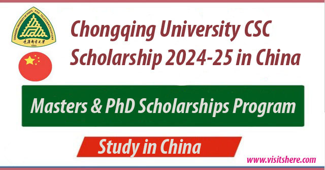 Chongqing University CSC Scholarship 2024-25 in China