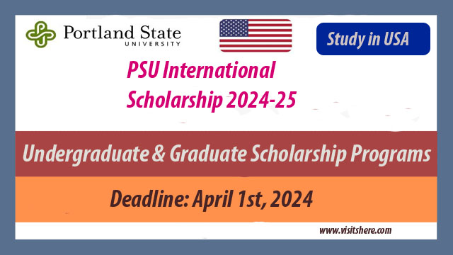 PSU International Scholarship 2024-25 in USA