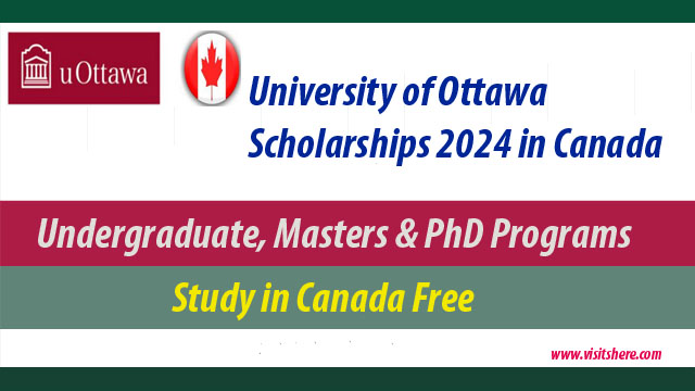 University of Ottawa Scholarships 2024-25 in Canada