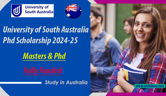 University of South Australia Phd Scholarships 2024-25 in Austalia