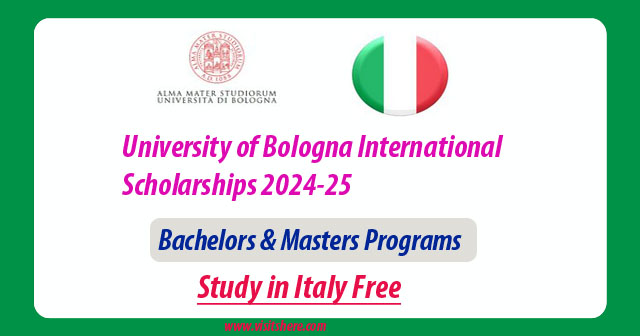 University of Bologna International Scholarships 2024-25 in Italy