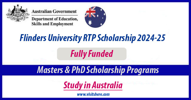 Flinders University RTP Scholarship 2024-25 in Australia